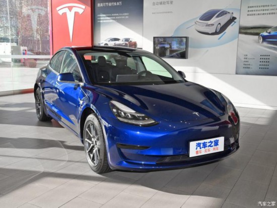 特斯拉中国 Model 3 2019款 标准续航后驱升级版